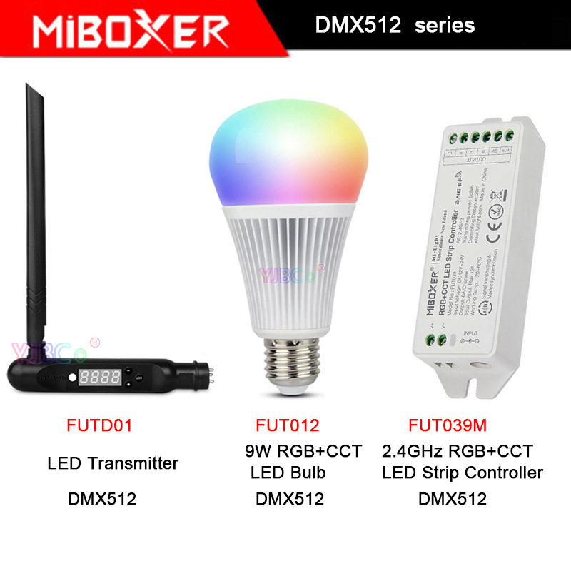Miboxer DMX512  ø FUT012 9W E27 RGB + CCT ..